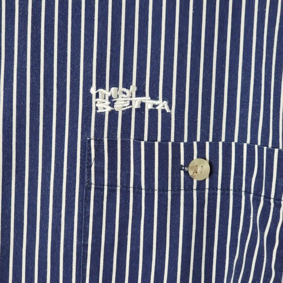 VTG Mo Betta Garth Brooks Mens Striped Colorblock Western Button Down Shirt XXL - Picture 6 of 9